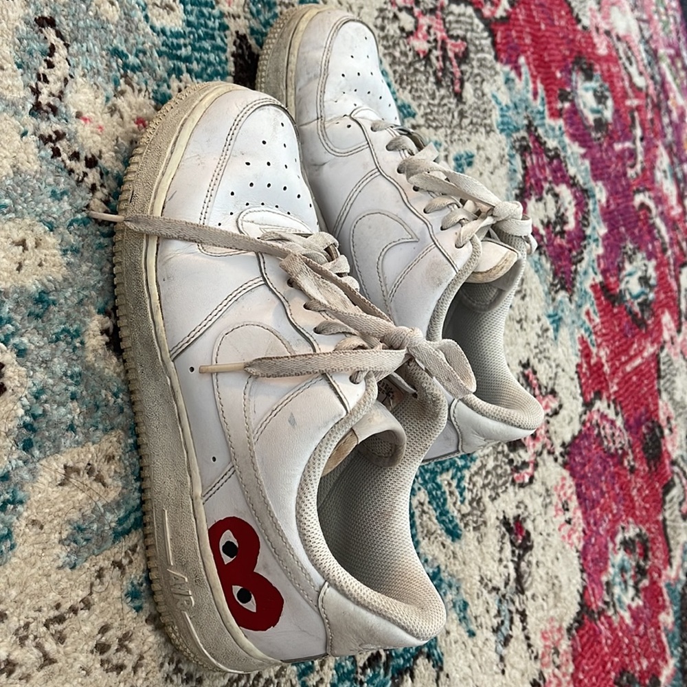 comme des garcons custom air force ones